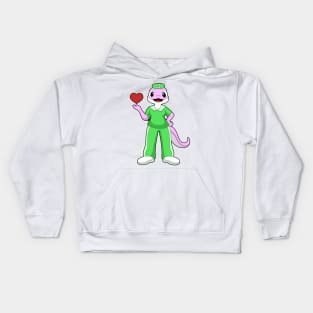 Geko as Nurse with Heart Kids Hoodie